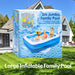 Family Paddling Pool 2m x 1.4m - Wild n' Wet