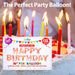 Rose Gold Foil Happy Birthday Balloon Letters 16" Metallic Party Decoration Kit
