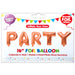 Rose Gold Foil Party Balloon Letters 16" Metallic Party Decoration Kit