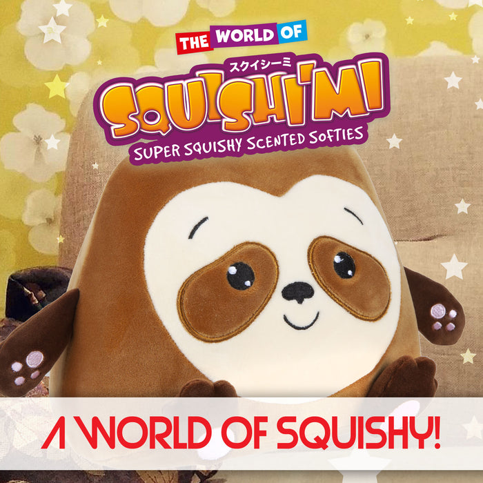Squishimi- Pals Sitting Sloth, Toy, Plush