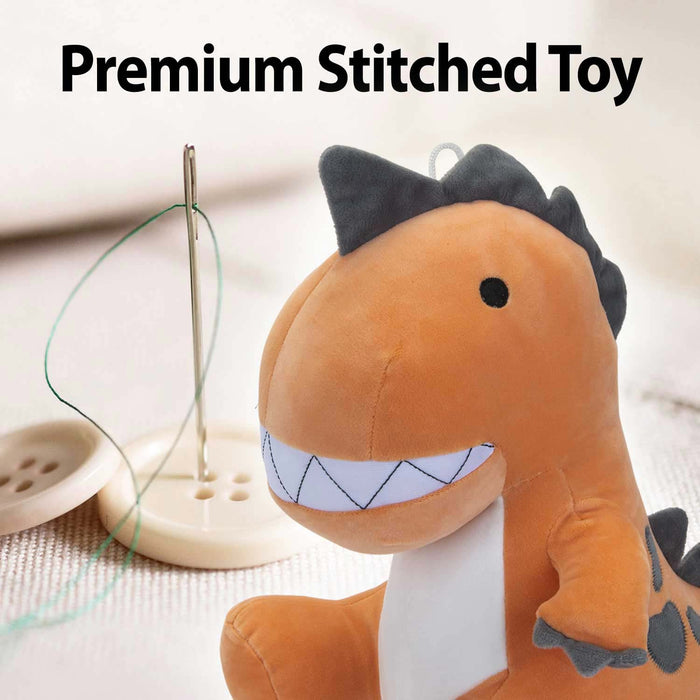 Orange T-Rex 60cm Plush - Oh So Soft Cute Fabric Dinosaur Toy