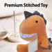 Orange T-Rex 60cm Plush - Oh So Soft Cute Fabric Dinosaur Toy