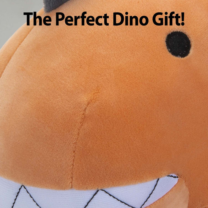 Orange T-Rex 60cm Plush - Oh So Soft Cute Fabric Dinosaur Toy