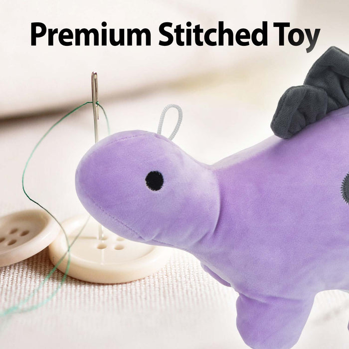 Purple Stegosaurus 60cm Plush - Oh So Soft Cute Fabric Dinosaur Toy