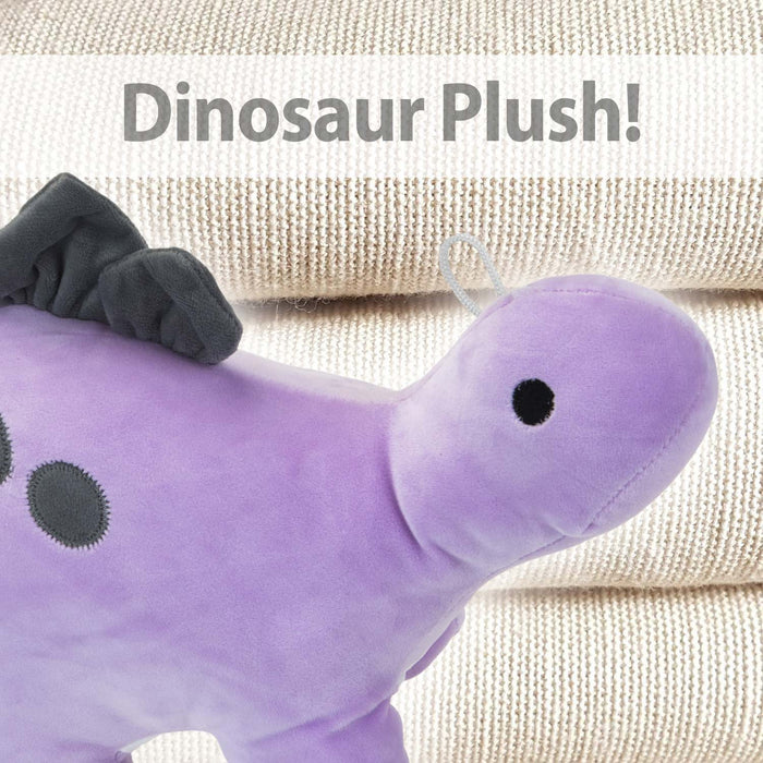 Purple Stegosaurus 60cm Plush - Oh So Soft Cute Fabric Dinosaur Toy