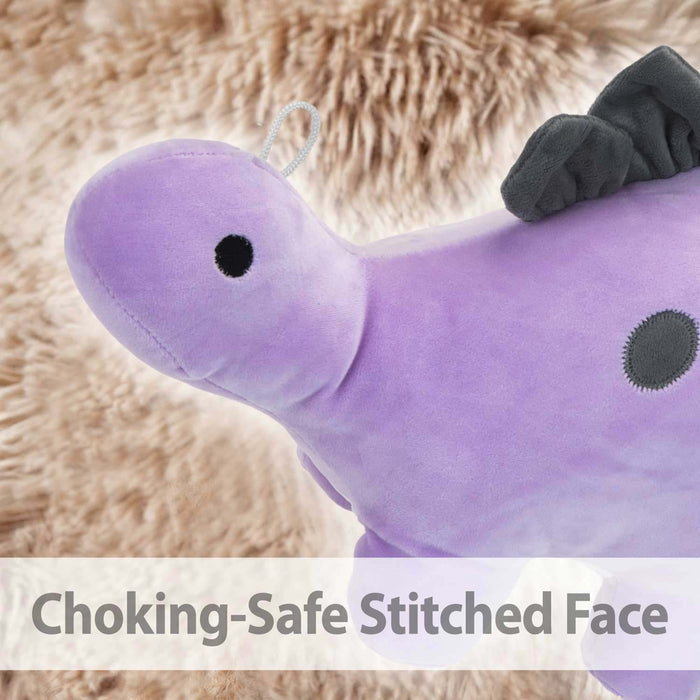 Purple Stegosaurus 60cm Plush - Oh So Soft Cute Fabric Dinosaur Toy