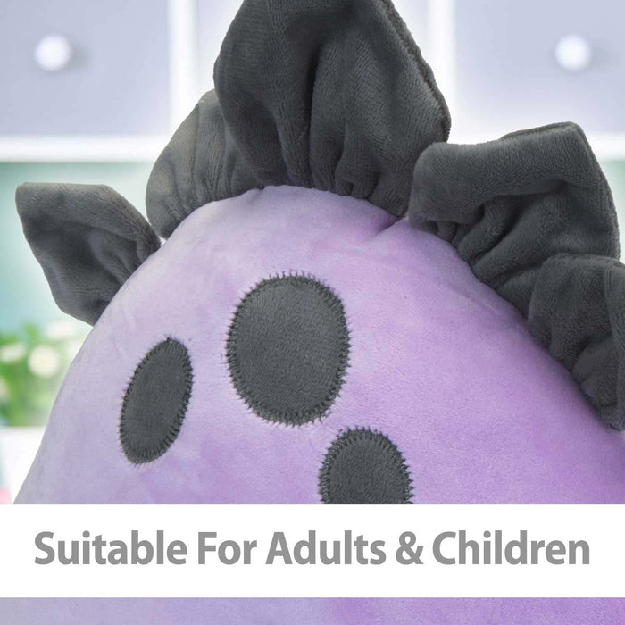 Purple Stegosaurus 60cm Plush - Oh So Soft Cute Fabric Dinosaur Toy
