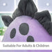 Purple Stegosaurus 60cm Plush - Oh So Soft Cute Fabric Dinosaur Toy