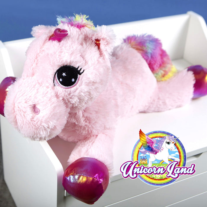 Premium Rainbow Plush Unicorn Soft Toy (60cm)