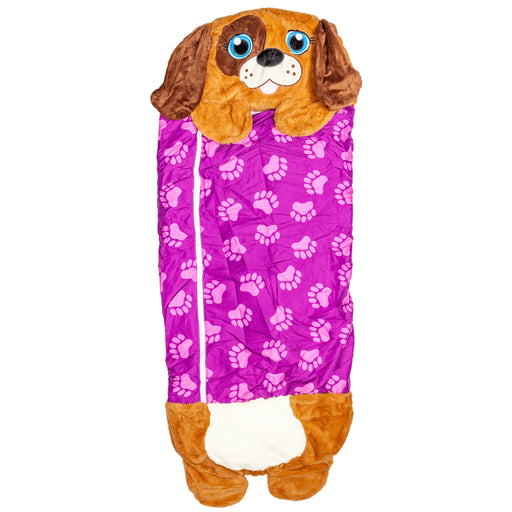 Plush Animal Cushion Sleeping Bag Dog (135 X 50cm)