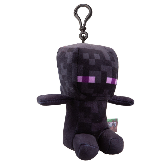 Minecraft Soft Toy Clip On Enderman Video Game Character-Officially Licensed Toy Clip