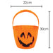 Halloween Candy Bucket with Light - Sweet Holder Orange