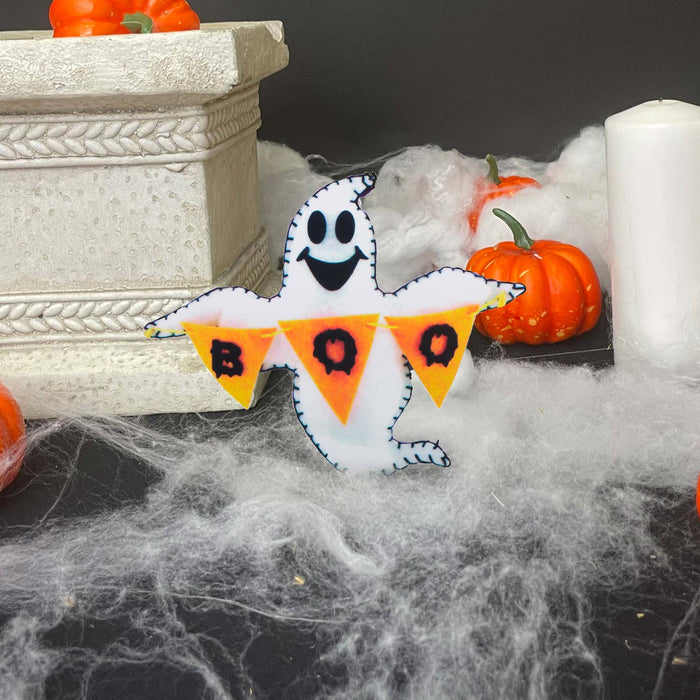 Halloween Ghost Craft Kit Fun Felt Activity for Kids Patries Themed White