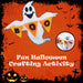 Halloween Ghost Craft Kit Fun Felt Activity for Kids Patries Themed White