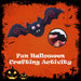 Halloween Bat Craft Kit Fun Felt Activity for Kids Patries Themed Black