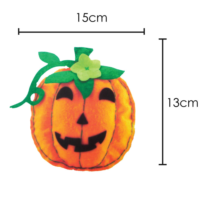 Halloween Pumpkin Craft Kit Fun Felt Activity for Kids Patries Themed Orange