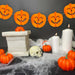 Halloween Pumpkin Garland Paper Home Party Decorations Themed 3M