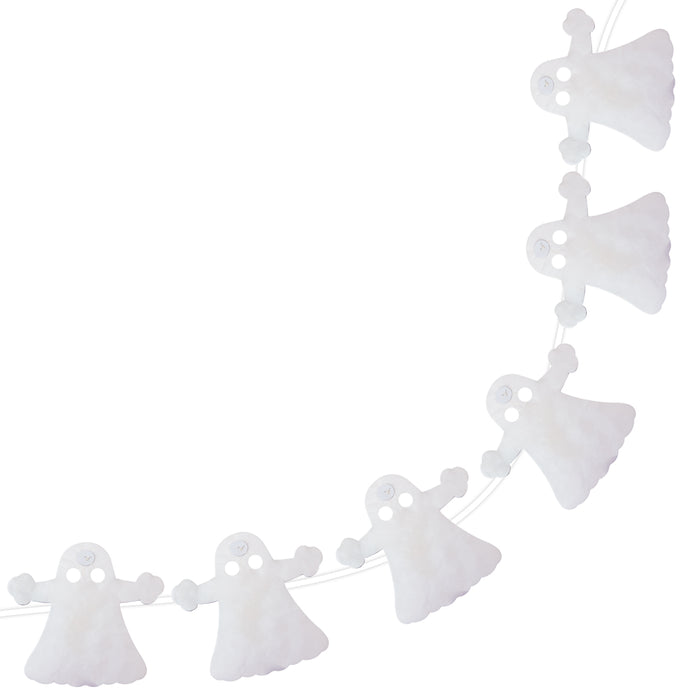 Halloween Ghost Garland Paper Home Party Decorations Themed 3M