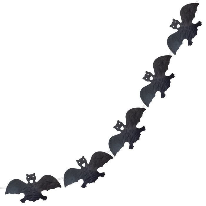 Halloween Bat Hanging Decoration Paper Home Party  Themed 3M