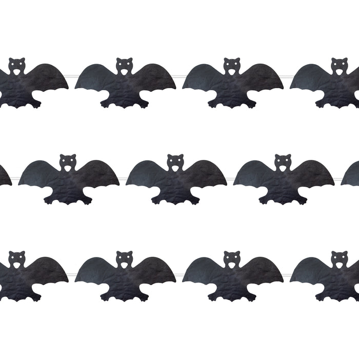 Halloween Bat Hanging Decoration Paper Home Party Decorations Themed 3M