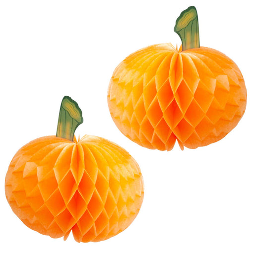 Halloween Pumpkin Hanging Decoration HoneyComb Home Party Balloons
