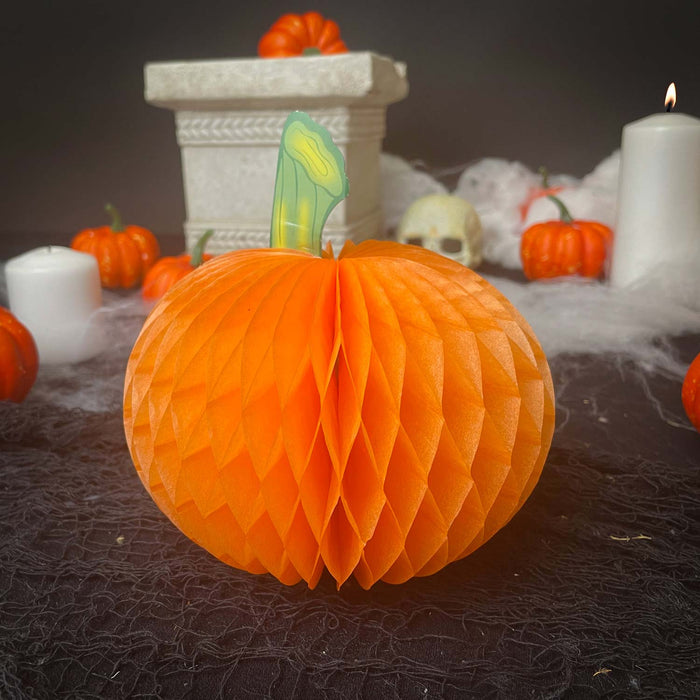 Halloween Pumpkin Hanging Decoration HoneyComb Home Party Balloons