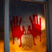 Halloween Window Stickers Home Party Decorations - Outdoor Props Red