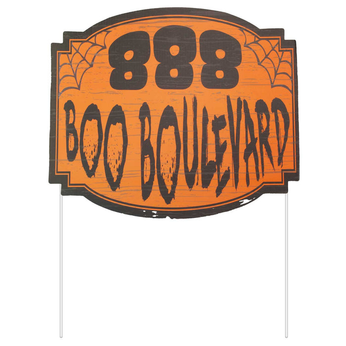 Halloween Garden Signs Home Party Balloons - Outdoor Props Pack of