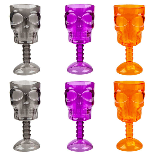 Halloween Skeleton Cups Drinkware Home Party Balloons Orange, Puple