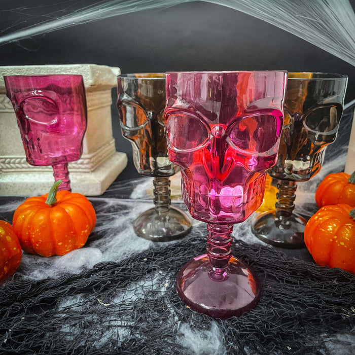 Halloween Skeleton Cups Drinkware Home Party Balloons Orange, Puple