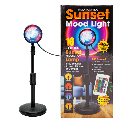 Sunset Mood Light with Remote Control and Functions