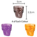 Halloween Shot Glasses Skull Drinkware Home Party Decoration Orange