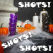 Halloween Shot Glasses Skull Drinkware Home Party Decoration Orange