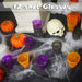 Halloween Shot Glasses Skull Drinkware Home Party Decoration Orange