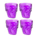 Halloween Shot Glasses Skull Drinkware Home Party Decoration Orange