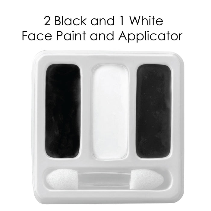 Halloween Face Paint Black and White - Dress Up - Fancy Dress Make Up Pack