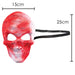 Halloween Skull mask Bloody Bandage Halloween Costume Dress Up White/Red