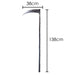 Grim Reaper Sickle Halloween Prop Costume Accessory for dressup 138cm