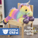 Premium Rainbow Plush Unicorn Soft Toy 56cm, Cuddly