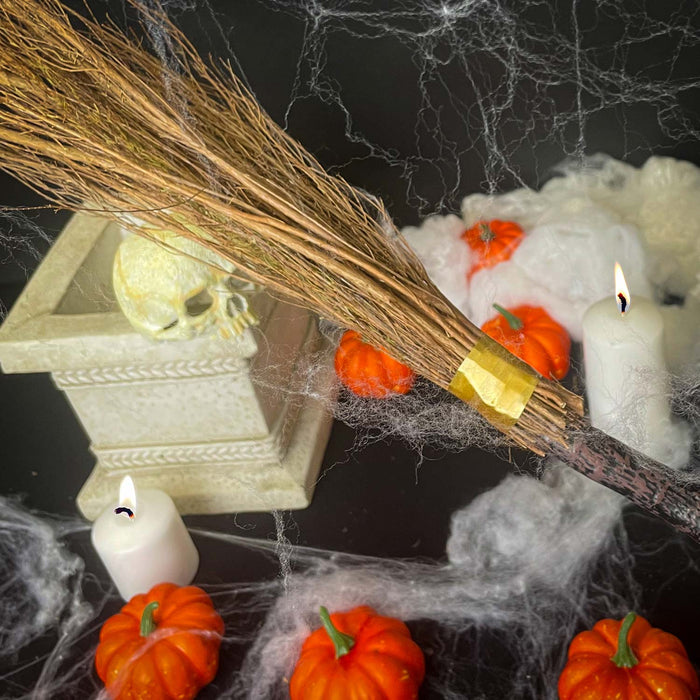 Witches Broom Halloween Prop Costume Accessory for dressup 85cm