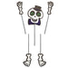 Halloween Pumpkin Decoration Set 1 Skeleton 1 Pirate 2 Frankenstein