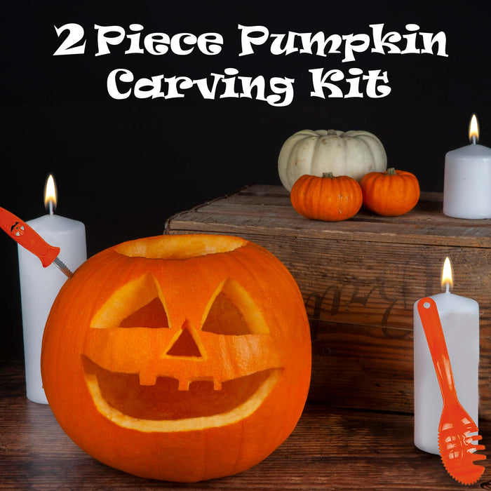 Halloween Pumpkin Carving Set 2 Pieces Tools for