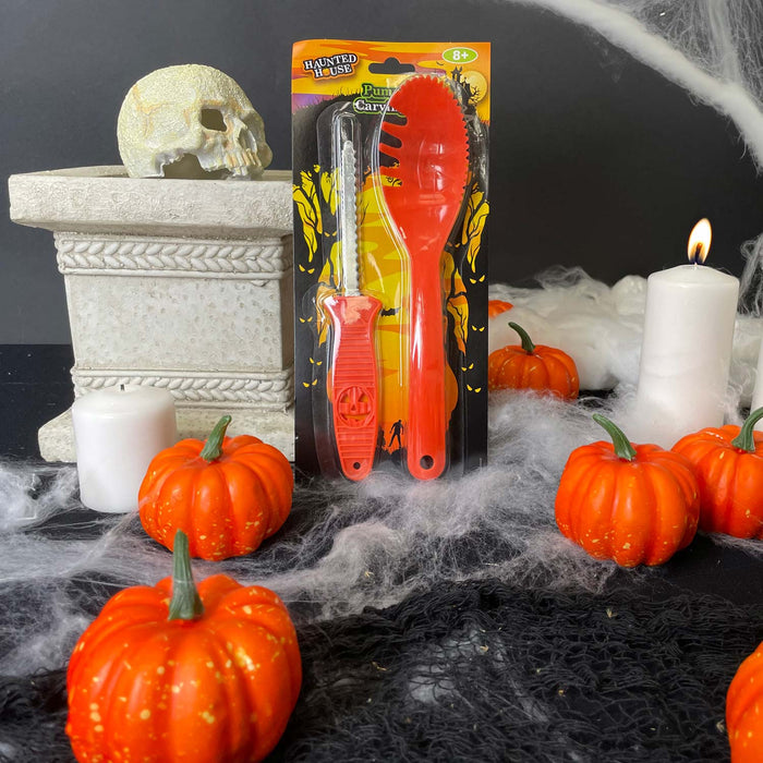Halloween Pumpkin Carving Set 2 Pieces Tools for