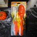 Halloween Pumpkin Carving Set 2 Pieces Carving Tools for Halloween Orange
