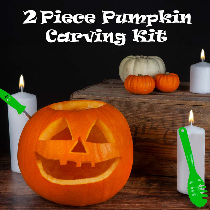 Halloween Pumpkin Carving Set 2 Pieces Tools for