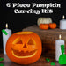 Halloween Pumpkin Carving Set 6 Piece Carving Tools for Halloween Green