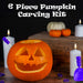 Halloween Pumpkin Carving Set 6 Piece Carving Tools for Halloween Purple