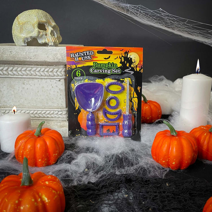 Halloween Pumpkin Carving Set 6 Piece Tools for