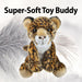 Safari Leopard 30cm Plush Premium Lifelike Toy - Natural World Collection