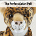 Safari Leopard 30cm Plush Premium Lifelike Toy - Natural World Collection